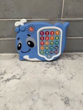 Fisher-Price Blue Whale Number & Sound Learning Toy